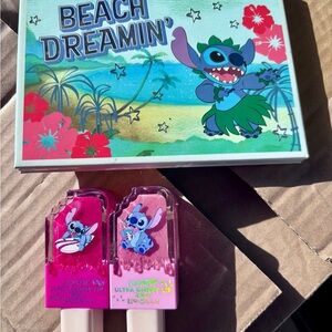New Limited Edition Colourpop x Lilo & Stitch Lipgloss Duo & Eyeshadow Palette